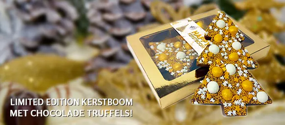 Happy Truffel chocolade kerstboom