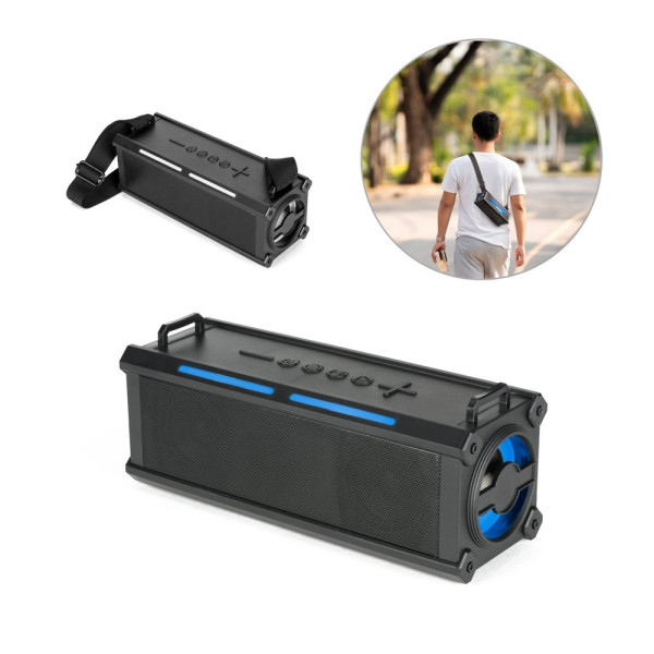 Timberlake. 20W draagbare luidspreker met 6 uur accuduur in ABS