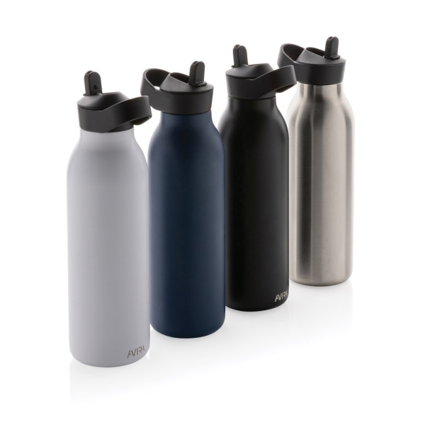 Avira Ara RCS recycled staal fliptop water fles 500ML