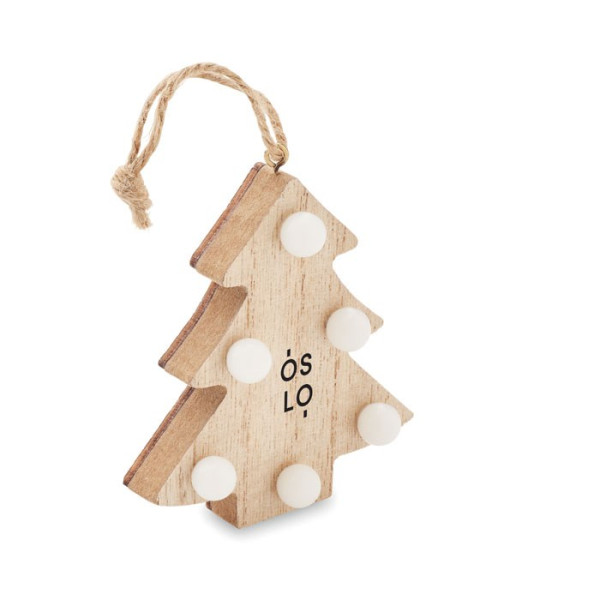 LULIE - Houten boom met lichtjes