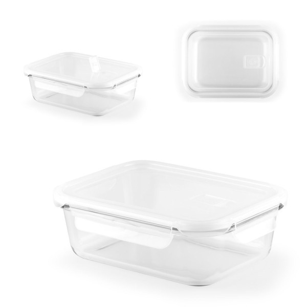 QUORIN. Hermetisch doosje in borosilicaatglas 1000 mL